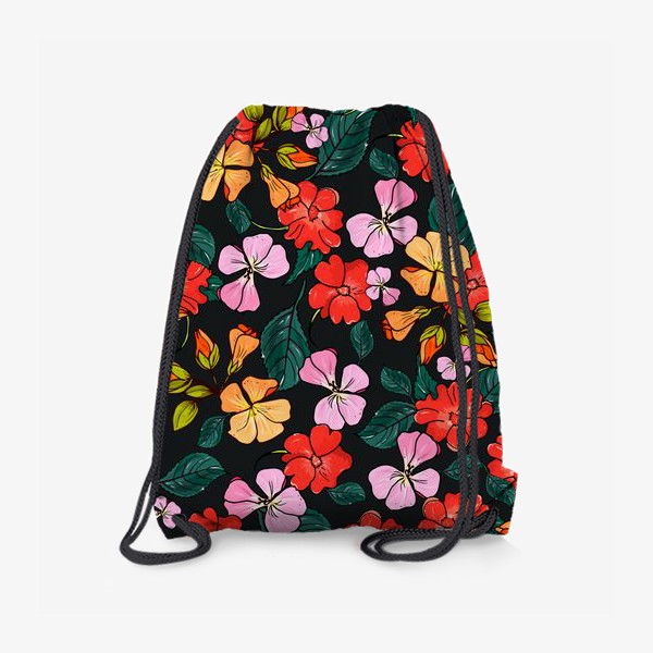 Рюкзак «яркие цветы»