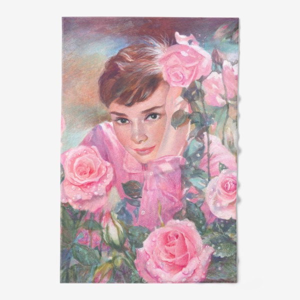 Полотенце «Розы Одри Хепберн»