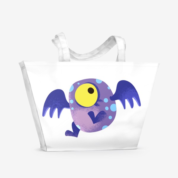 Пляжная сумка «монстр летающий»