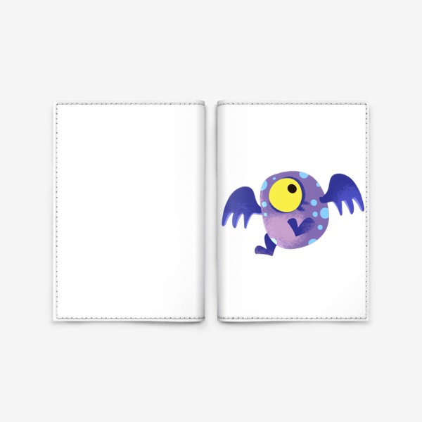 Обложка для паспорта «монстр летающий»