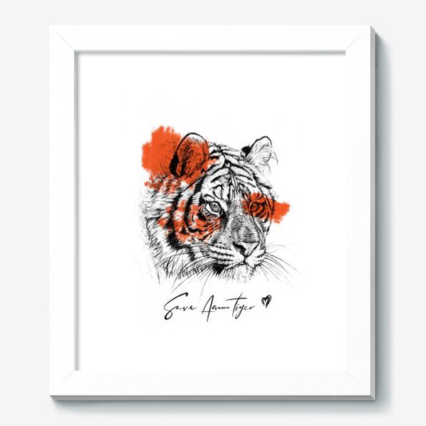 Картина «амурский тигр. цвет.»