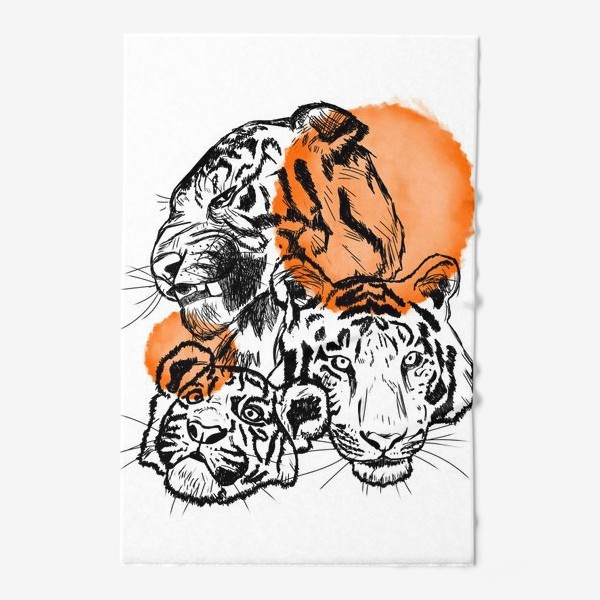 Полотенце «Тигры»