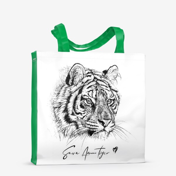 Сумка-шоппер «save amur tiger»