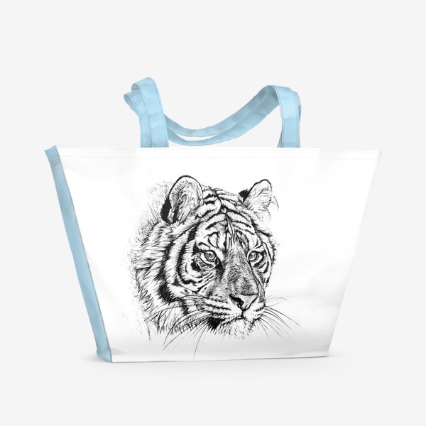 Пляжная сумка «амурский тигр»