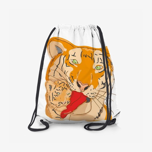 Рюкзак «мама тигр с тигренком»