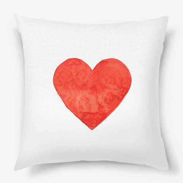 Подушка «Просто красное сердце»