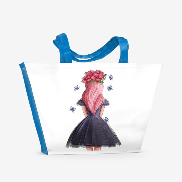 Пляжная сумка «Девушка-весна»