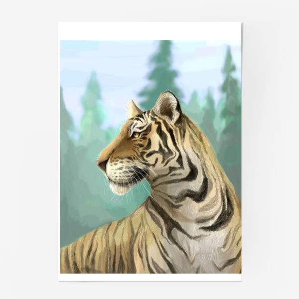 Постер &laquo;Амурский тигр 2021&raquo;
