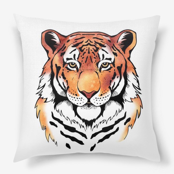 Подушка «Тигр символ 2022 года. Для него»