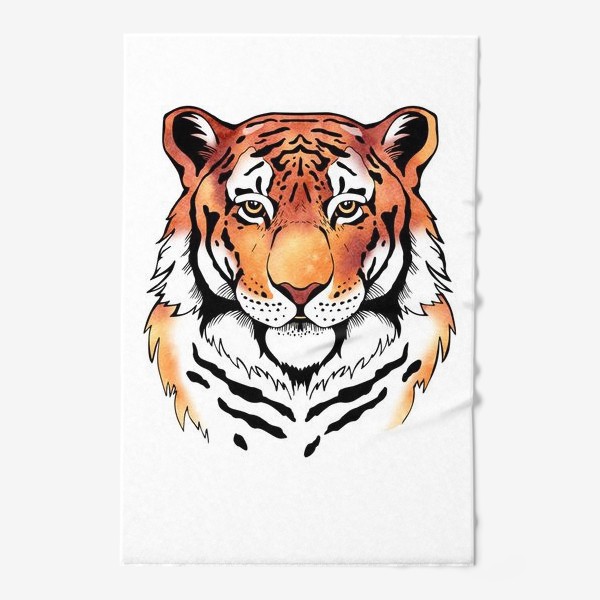 Полотенце &laquo;Тигр символ 2022 года. Для него&raquo;