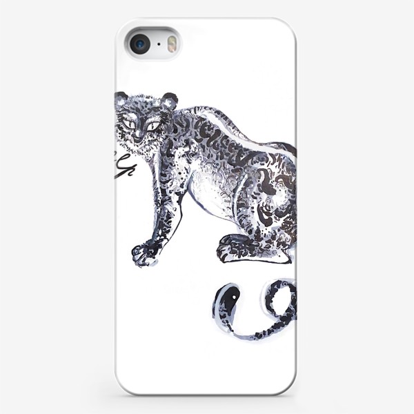 Чехол iPhone «Спаси  амурского тигра»