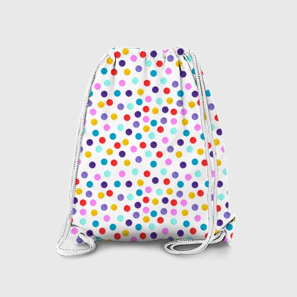 Рюкзак «Весёлый паттерн с разноцветными шарами»