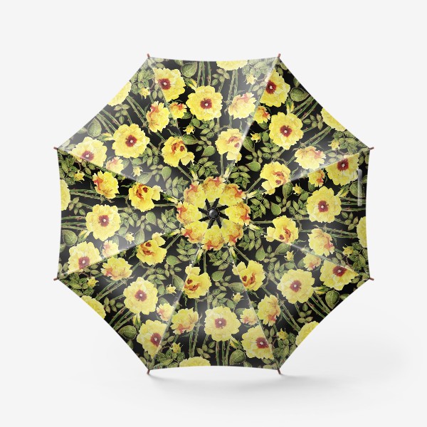 Зонт «Желтая роза Айконик»
