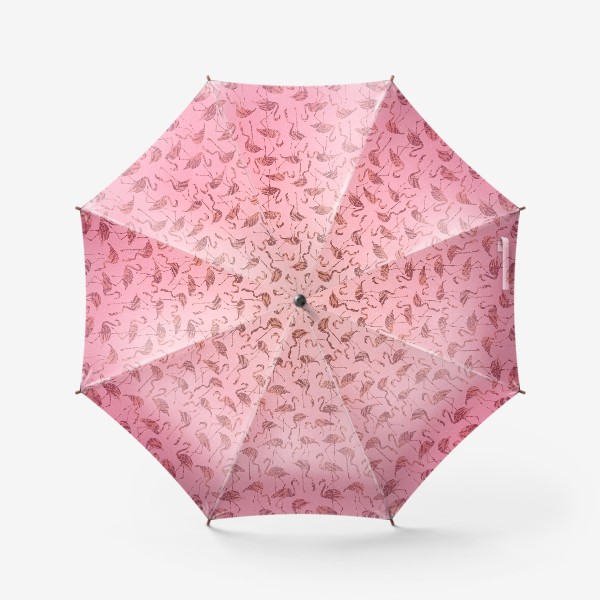 Зонт &laquo;Фламинго тропик розовый&raquo;