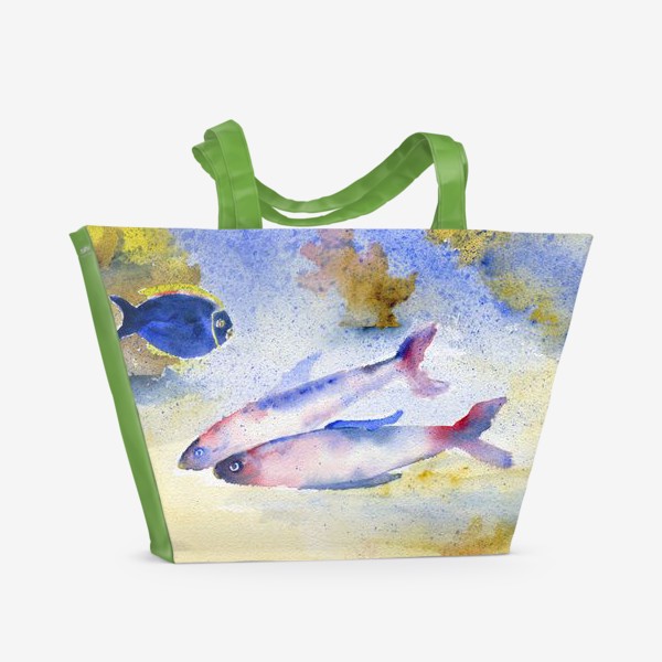 Пляжная сумка &laquo;Рыбы&raquo;