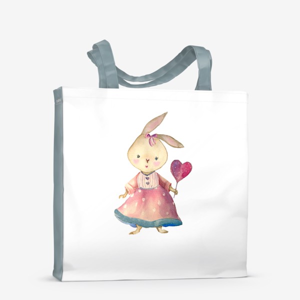 Сумка-шоппер «влюбленный заяц»