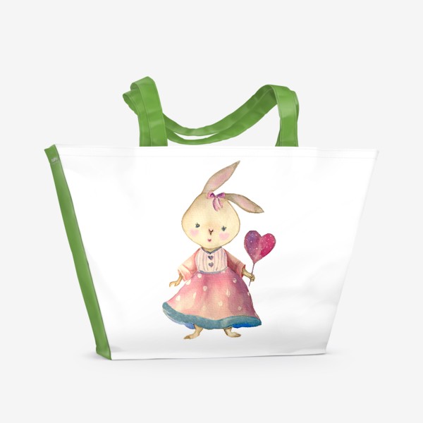Пляжная сумка «влюбленный заяц»
