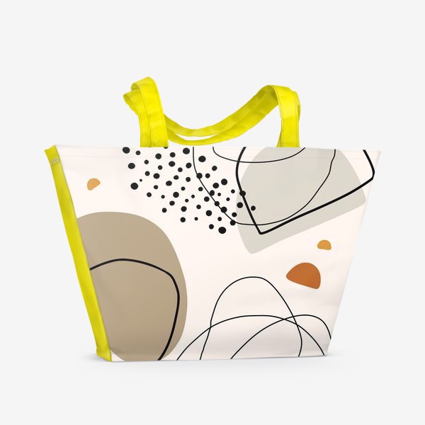 Пляжная сумка «Органические формы»