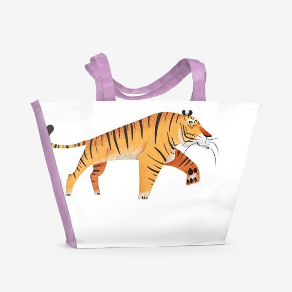 Пляжная сумка «Крадущийся тигр»