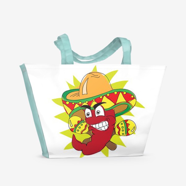 Пляжная сумка «Мексиканский перчик»