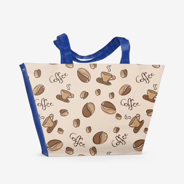 Пляжная сумка «Кофейная идиллия»
