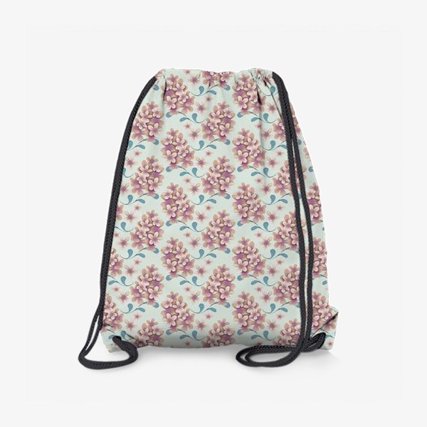 Рюкзак «Нежные цветы в пастельной цветовой гамме»