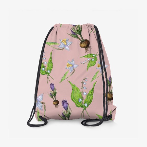 Рюкзак «Паттерн нежность с весенними цветами»