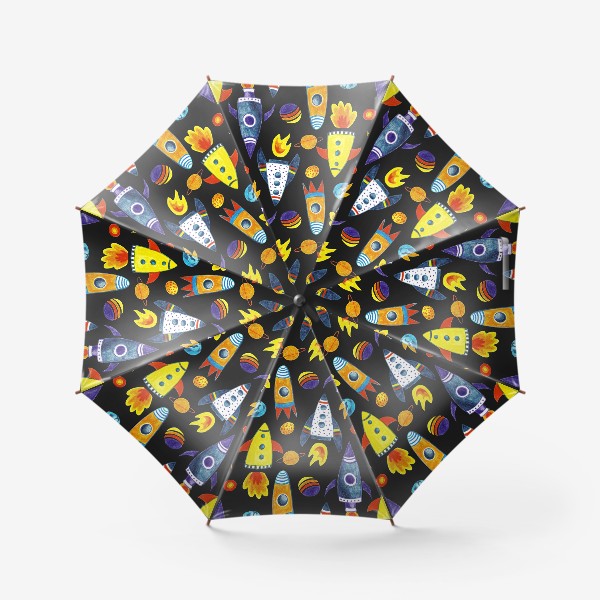 Зонт «Детский космический принт»