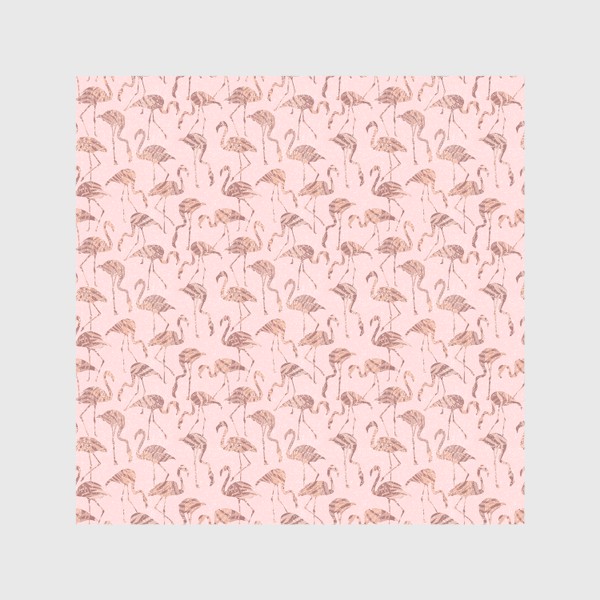 Скатерть «Фламинго розовый паттерн»