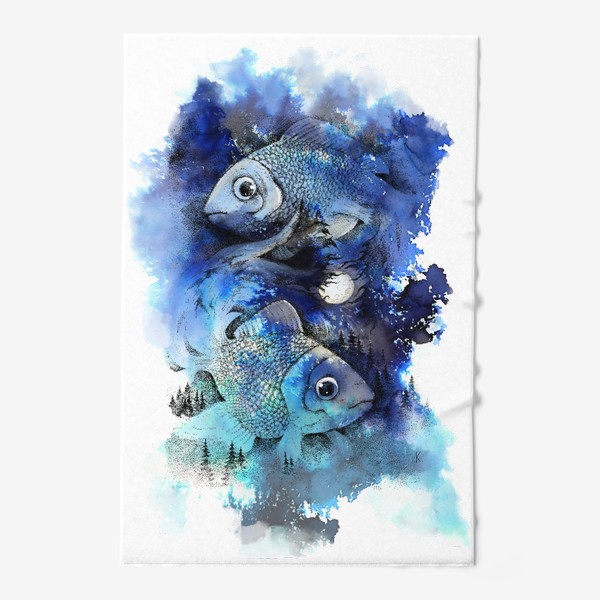 Полотенце «Небесные рыбы»