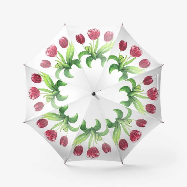 Зонт «Тюльпан. Весенние цветы»