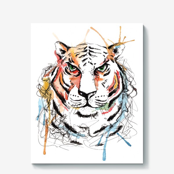 Холст «Тигр »