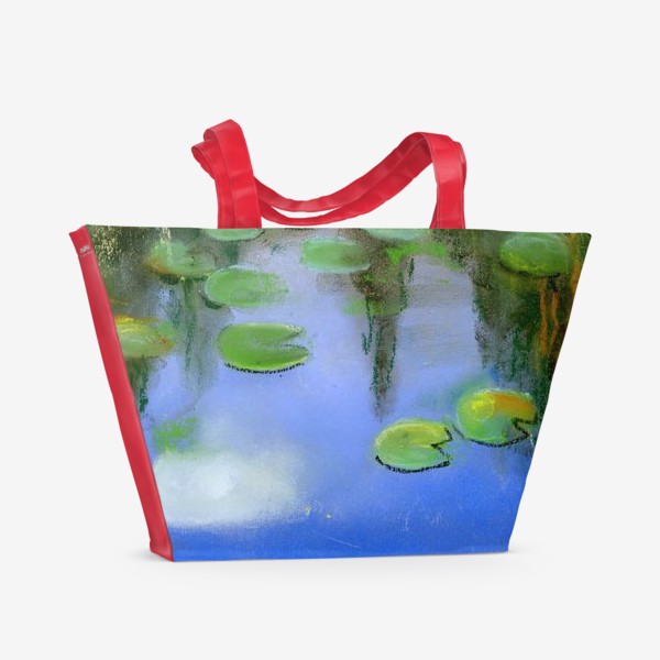 Пляжная сумка «Отражение в пруду»