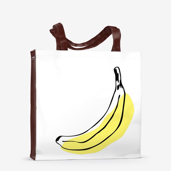 Сумка-шоппер «банан»