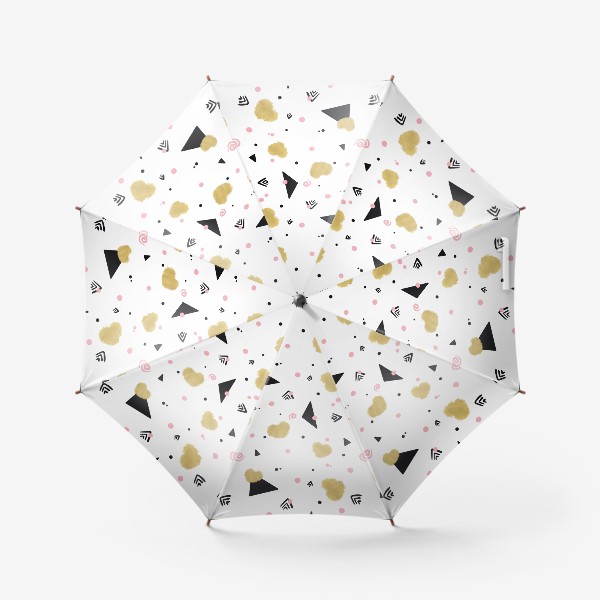 Зонт «Седечки и треугольники»
