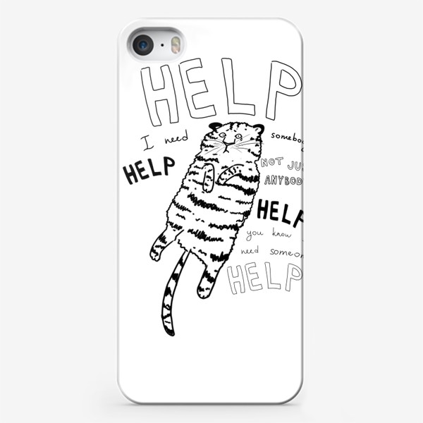Чехол iPhone «Help! Спаси амурского тигра!»