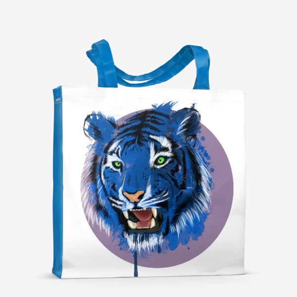 Сумка-шоппер «Синий тигр»