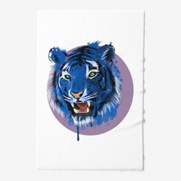Полотенце «Синий тигр»