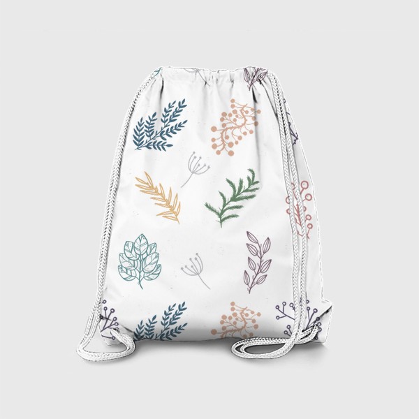 Рюкзак «Паттерн Растительный разноцветный»