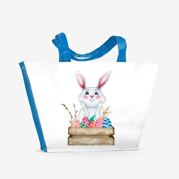 Пляжная сумка &laquo;Пасхальный урожай кролика &raquo;