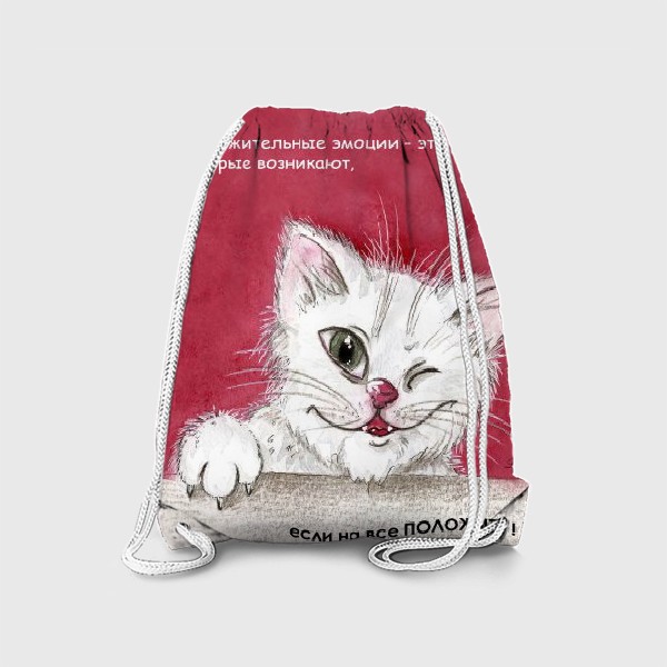 Рюкзак «Шкодливый котик»