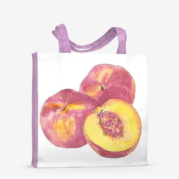 Сумка-шоппер «персики»