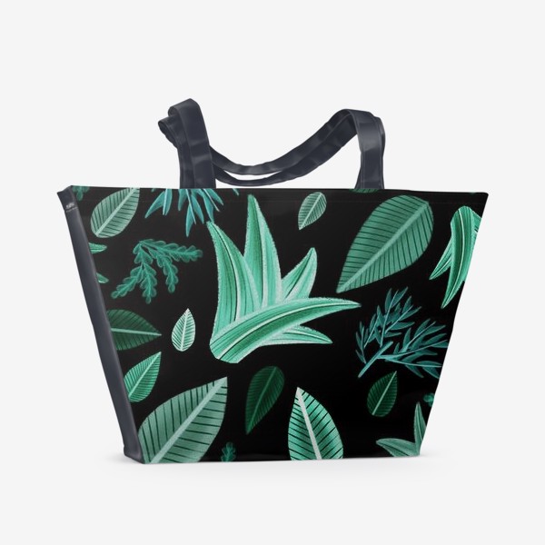 Пляжная сумка «Зеленоватая зелень»