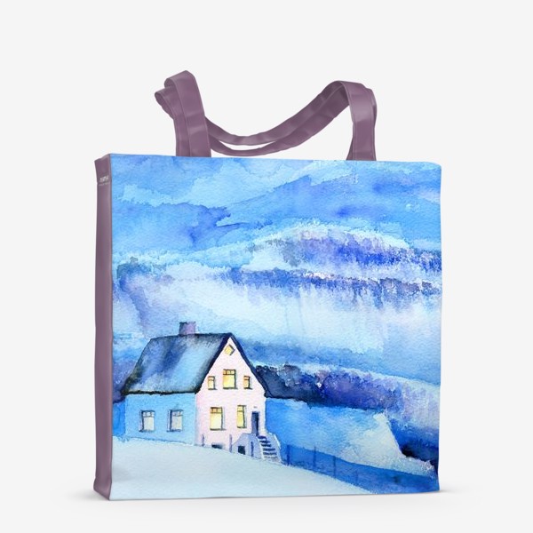 Сумка-шоппер «Дом в синих горах»