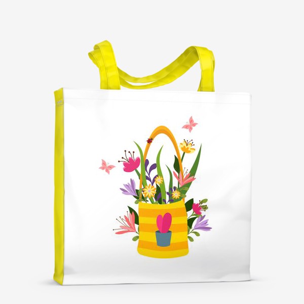 Сумка-шоппер «Сумка и цветы»