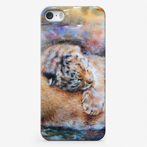 Чехол iPhone «Тигренок, тигр»