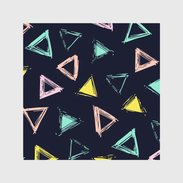 Шторы &laquo;Цветные треугольники&raquo;