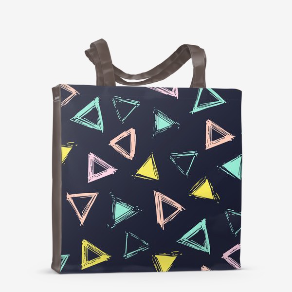 Сумка-шоппер &laquo;Цветные треугольники&raquo;