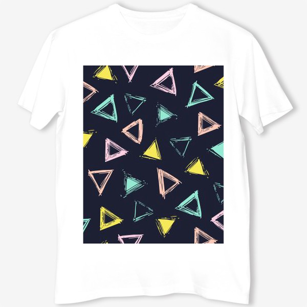 Футболка &laquo;Цветные треугольники&raquo;