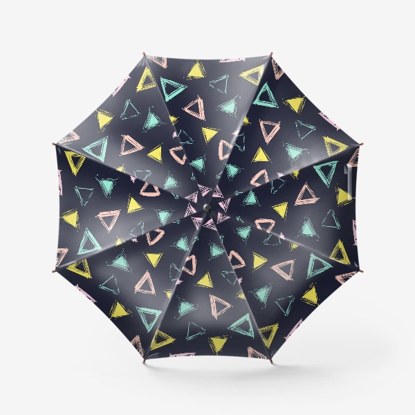 Зонт «Цветные треугольники»